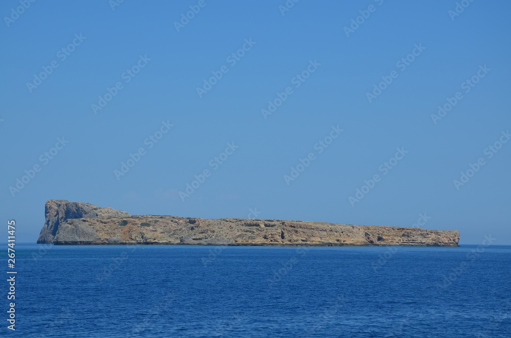 Greece Crete landscape mountains road panorama sea shore sun beach Greece Crete landscape mountains road panorama sea shore sun beach