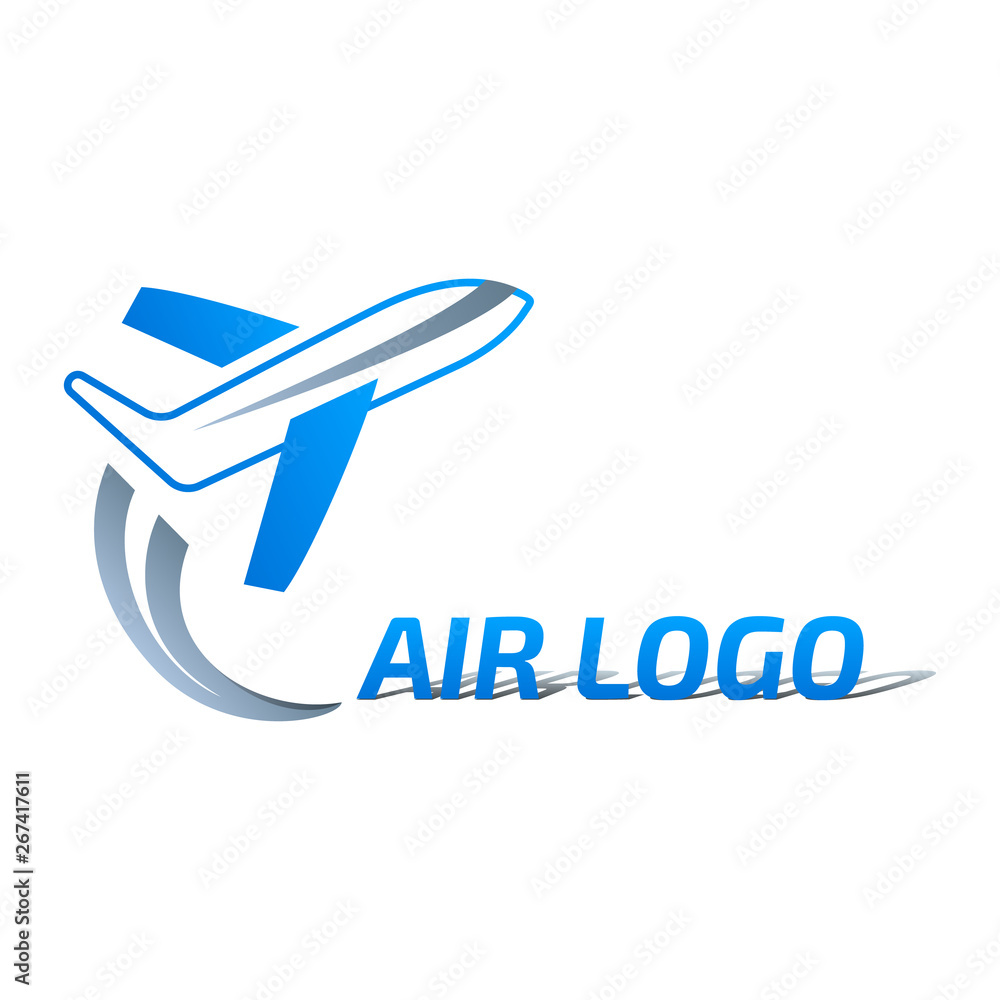 Privatjet hebt ab - Reisebüro, - logo design | Adobe Stock
