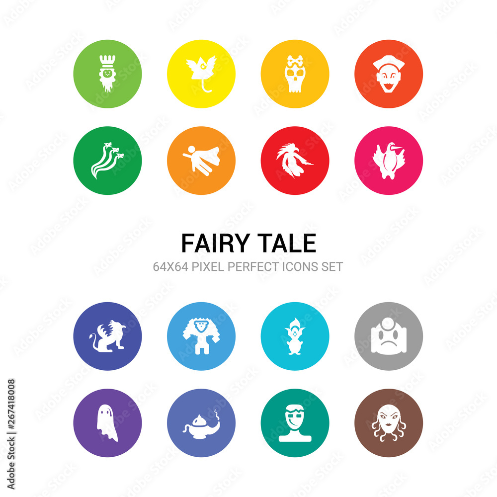 16 fairy tale vector icons set included female medusa, frankenstein, genie, ghost, giant, goblin, golem, griffin, gryphon, harpy, hero icons 16 fairy tale vector icons set included female medusa, frankenstein, genie, ghost, giant, goblin, golem, griffin, gryphon, harpy, hero icons