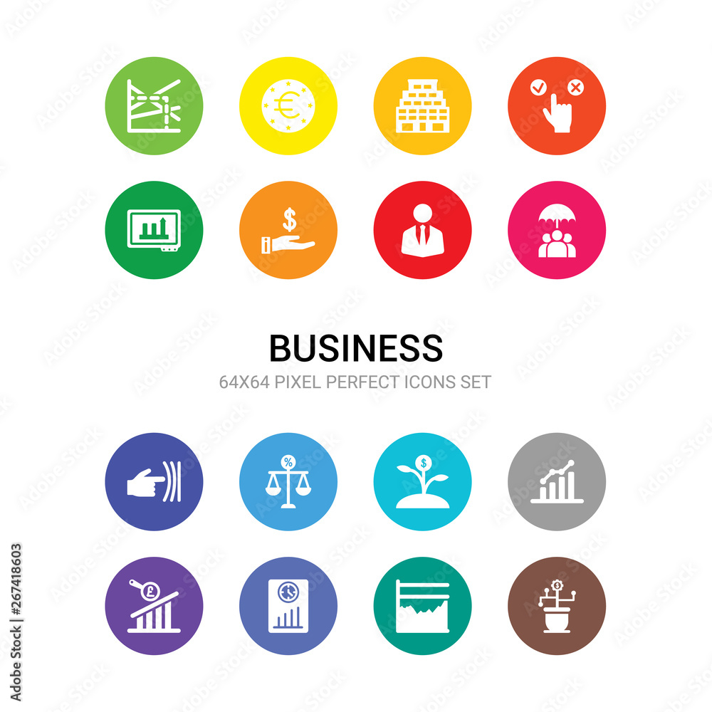 16 business vector icons set included dividend yield, dow jones industrial average, ebit, ebitda, earnings per share (eps), economic growth, economies of scale, elasticity, endowment policy, 16 business vector icons set included dividend yield, dow jones industrial average, ebit, ebitda, earnings per share (eps), economic growth, economies of scale, elasticity, endowment policy,