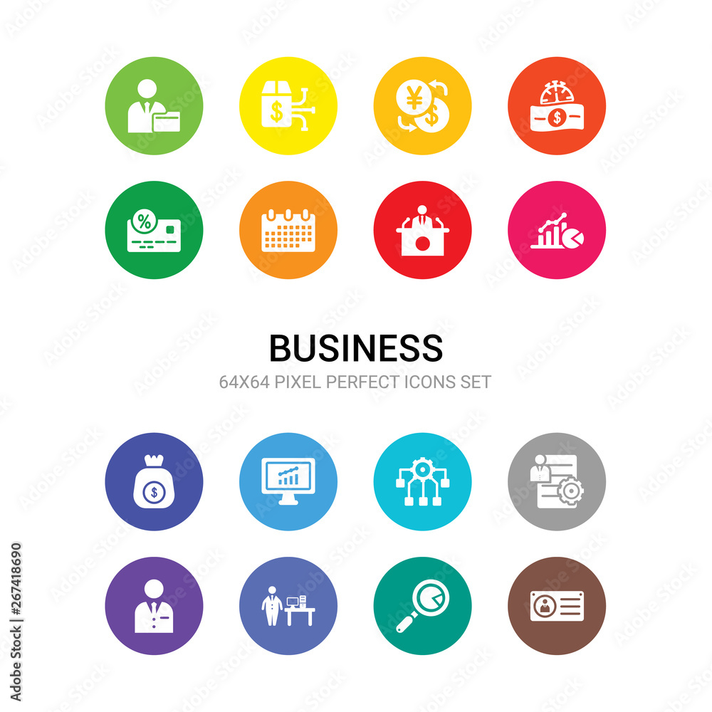 16 business vector icons set included business accounts, actively managed funds, actuary, administration, after-hours dealing, allocation rate, alternative investment market, annual bonus, annual 16 business vector icons set included business accounts, actively managed funds, actuary, administration, after-hours dealing, allocation rate, alternative investment market, annual bonus, annual