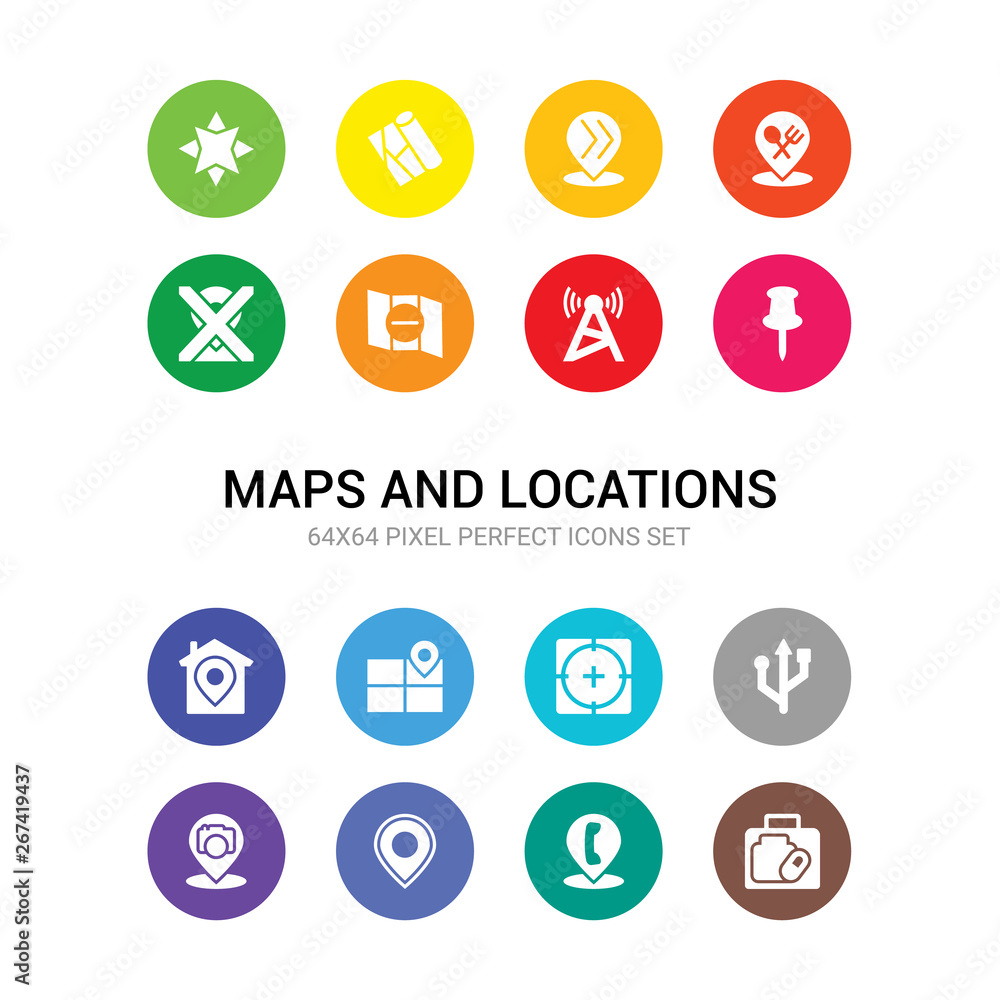 16 maps and locations vector icons set included pharmacy, phone location, placeholder, places to photograph, port, precision, product positioning, property location, push pin, radio tower, remove 16 maps and locations vector icons set included pharmacy, phone location, placeholder, places to photograph, port, precision, product positioning, property location, push pin, radio tower, remove