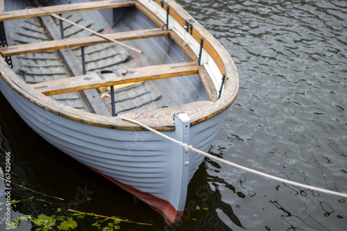 wooden boat small sea water © kott73