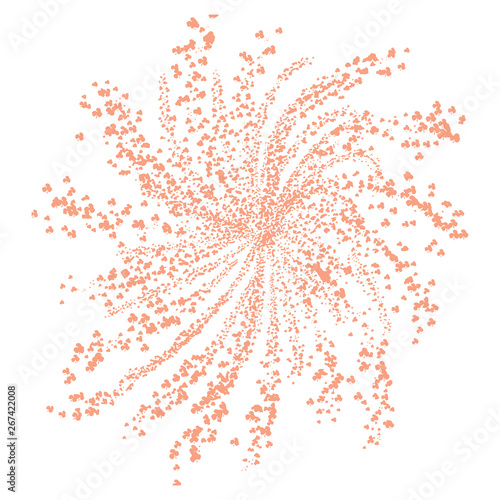Cute orange algae seaweed cartoon vector illustration motif set. Hand drawn isolated coral reef elements clipart for nautical oceanology blog, plant graphic, undersea web buttons.