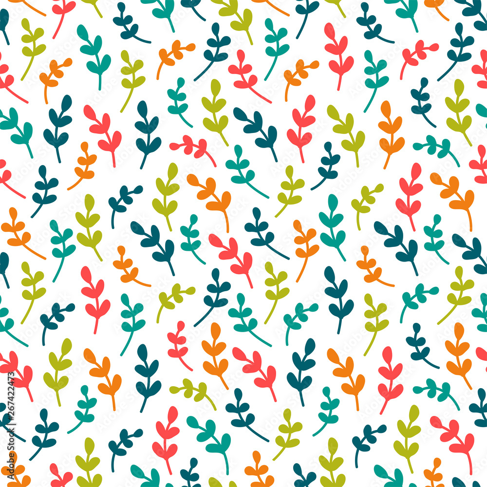 Obraz premium Simple colorful cute pattern, vector illustration