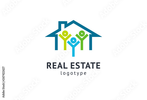 Free Download Abstract real estate agent logo icon vector design. Rent, sale of real estate vector logo, House cleaning, home security, real estate auction. Vector building logo concept. - GFXLoad