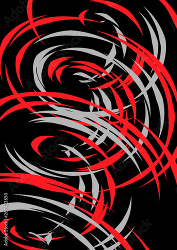 Abstract background with spiral shapes
