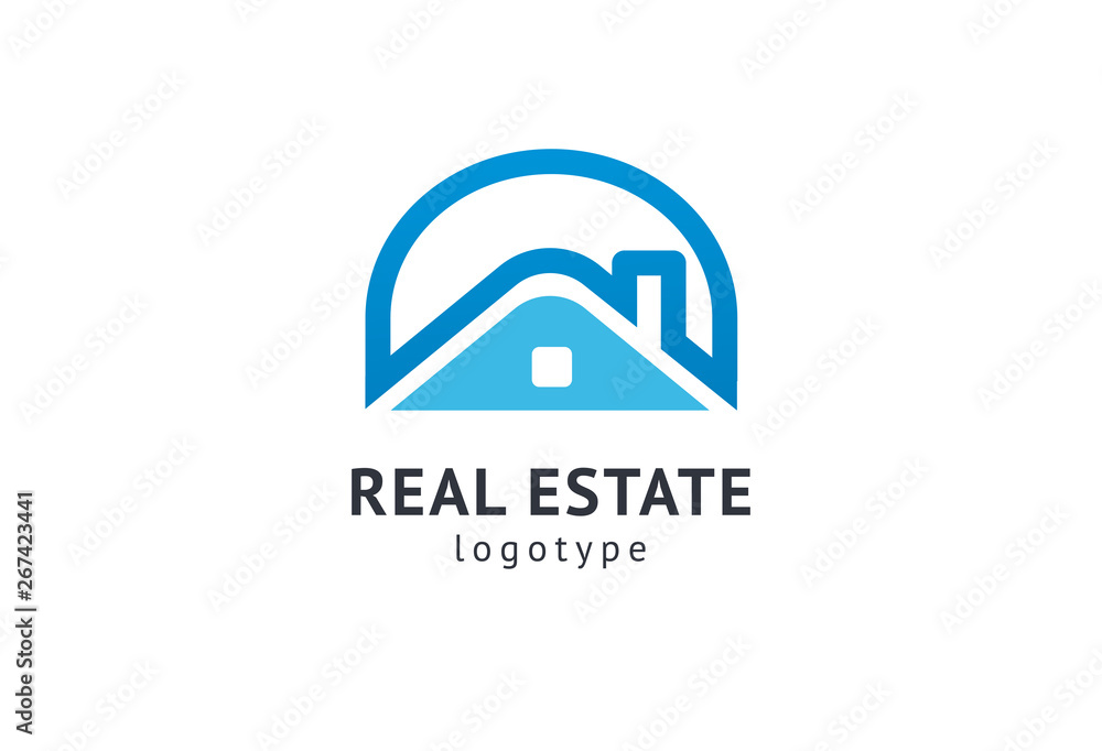 Abstract real estate agent logo icon vector design. Rent, sale of real estate vector logo, House cleaning, home security, real estate auction. Vector building logo concept. Abstract real estate agent logo icon vector design. Rent, sale of real estate vector logo, House cleaning, home security, real estate auction. Vector building logo concept.