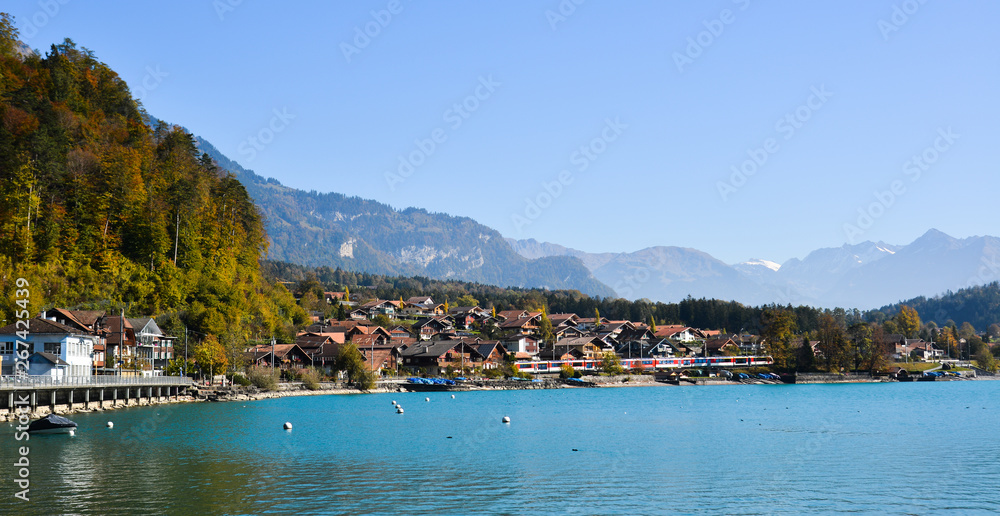Lake town of Brienz, Switzerland