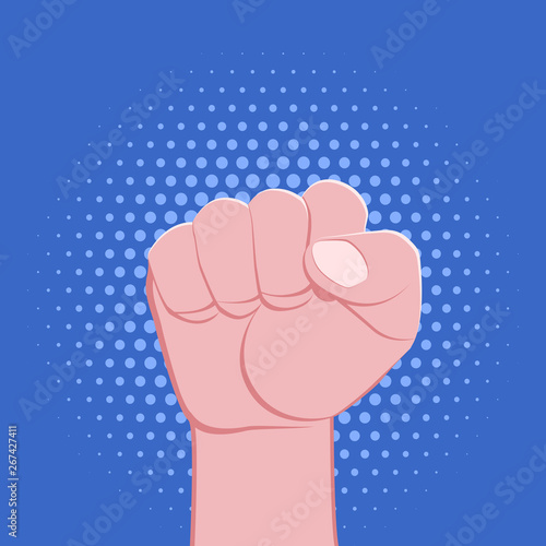 symbolic hand fingers gesture illustration.