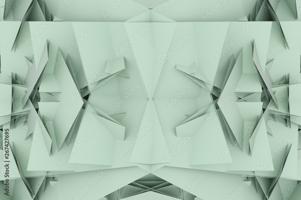 Fototapeta Grafika komputerowa, losowe geometryczne, tło dla tekstury projektu, tło. renderowania 3D.