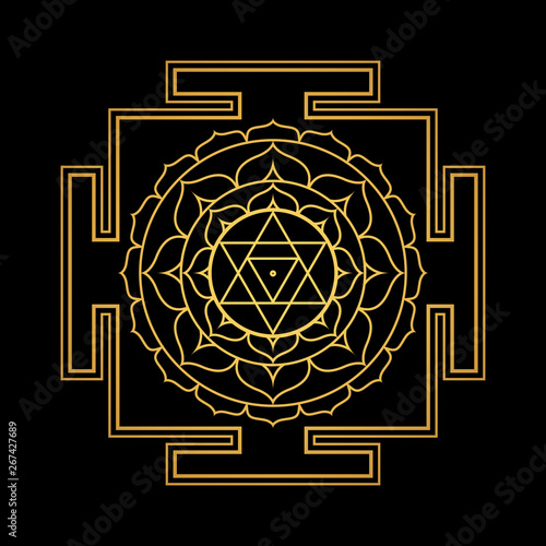 hinduism yantra sacred geometry mandala.