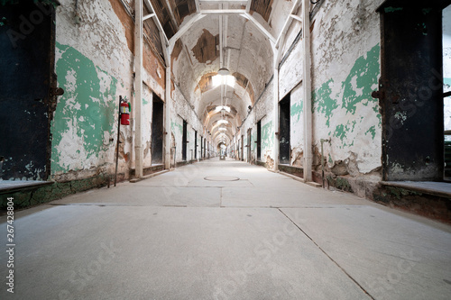 old philadelphia abandoned penitentiary photo