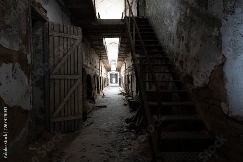 old philadelphia abandoned penitentiary photo