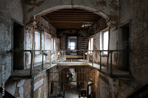 old philadelphia abandoned penitentiary photo