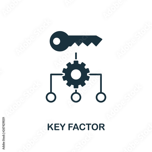 Key Factor icon. Creative element design from business strategy icons collection. Pixel perfect Key Factor icon for web design, apps, software, print usage