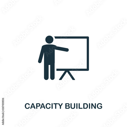 Capacity Building icon. Creative element design from business strategy icons collection. Pixel perfect Capacity Building icon for web design, apps, software, print usage