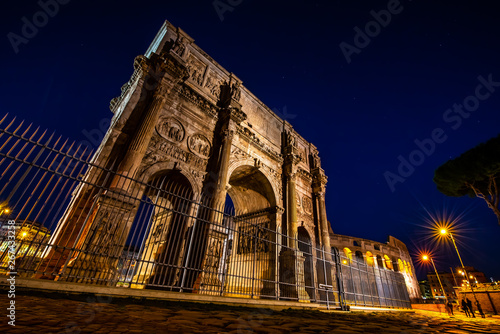 Arch of Constantine at NIght