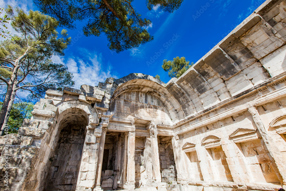 Temple of Diana in Nimes, France