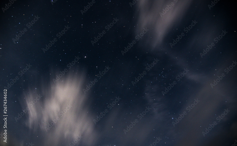 Fototapeta premium Night Sky in Grayson Highlands State Park in Jefferson National Forest in Virginia 