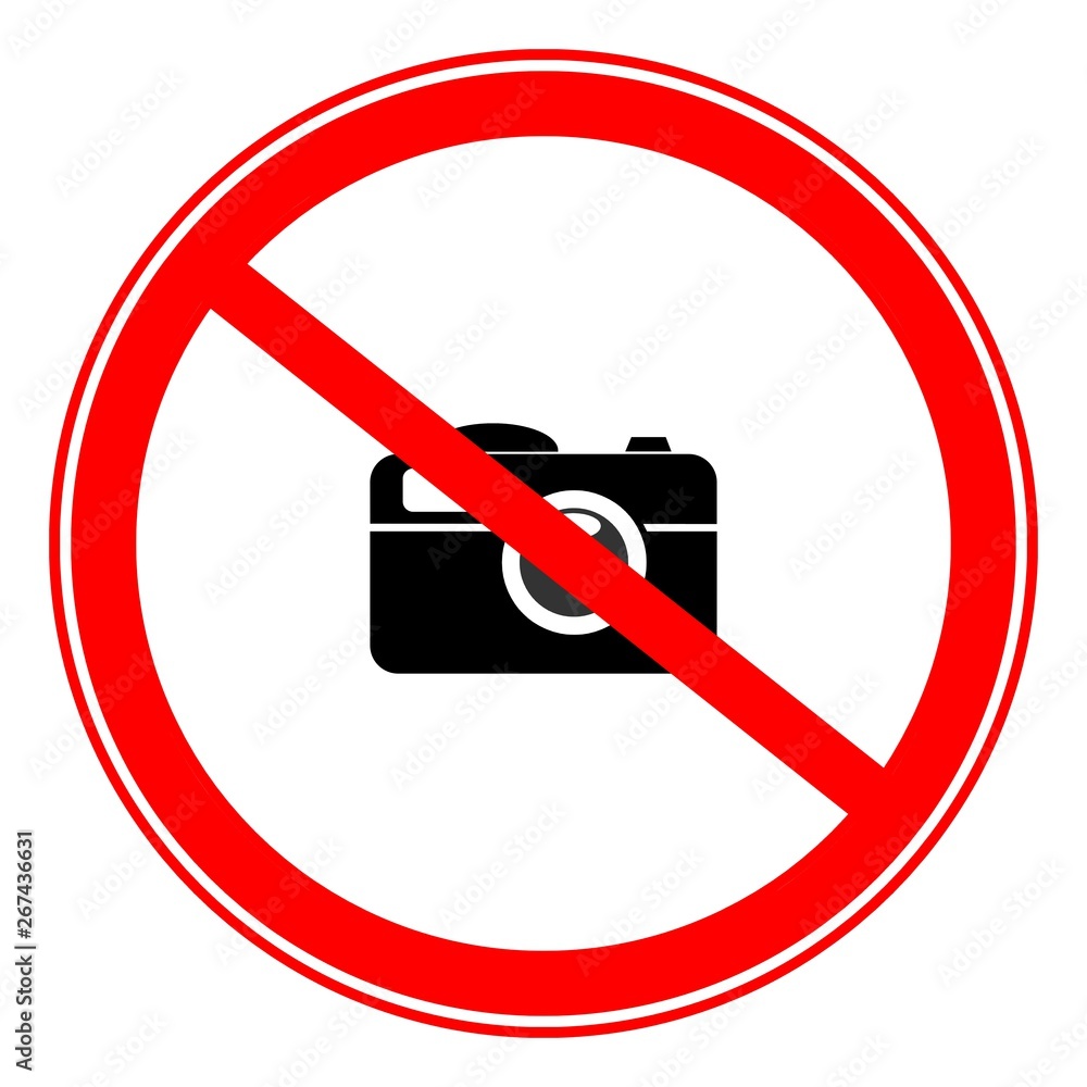 Interdiction : Faire des photos Interdiction : Faire des photos