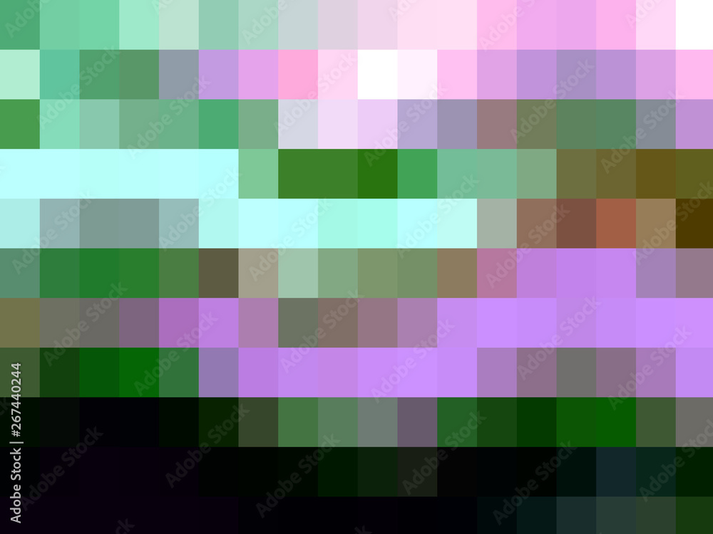 Pink green purple squares, abstract texture