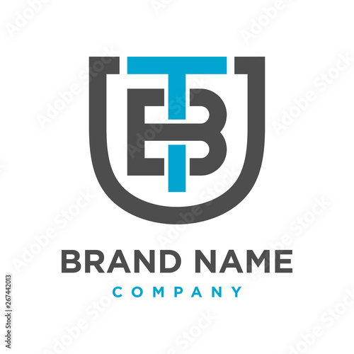 initial logo TB shield