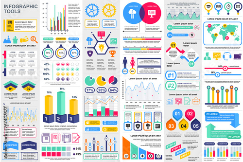Infographic elements data visualization vector design template. Can be used for steps, options, business processes, workflow, diagram, flowchart concept, timeline, marketing icons, info graphics.