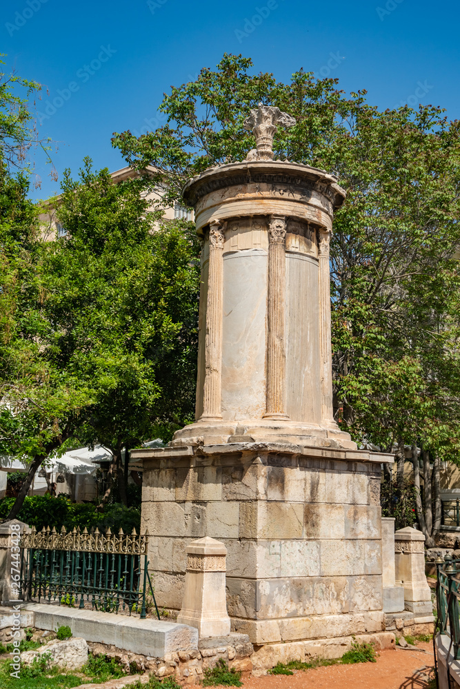 Choragic Monument of Lysicrates in Plaka, Athens
