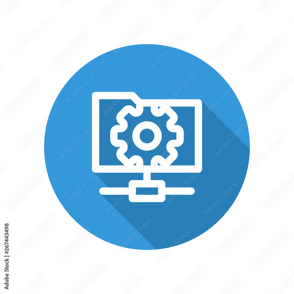 Vector illustration icon for active directory Vector illustration icon for active directory
