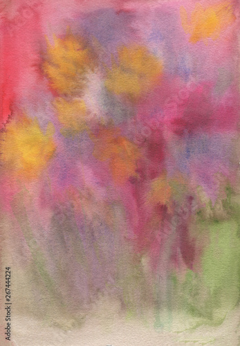 Abstract watercolor texture background. Beautiful watercolor strokes. 