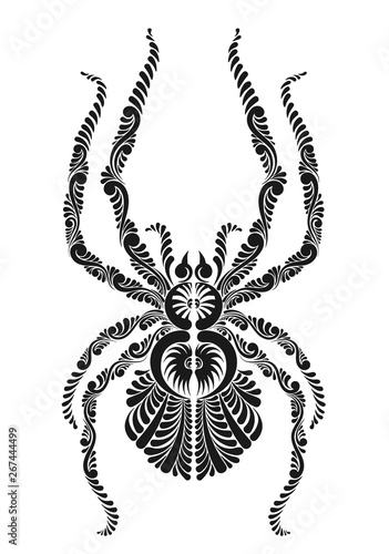 Stylized image of a spider