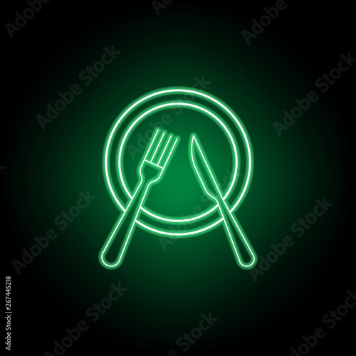 Pause, table etiquette icon. Can be used for web, logo, mobile app, UI, UX