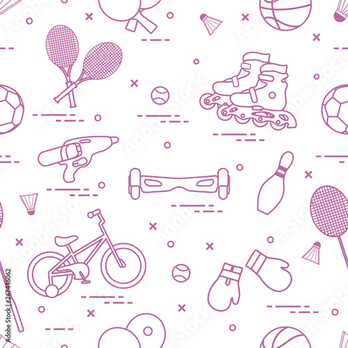 Equipment for sports activities for children.
