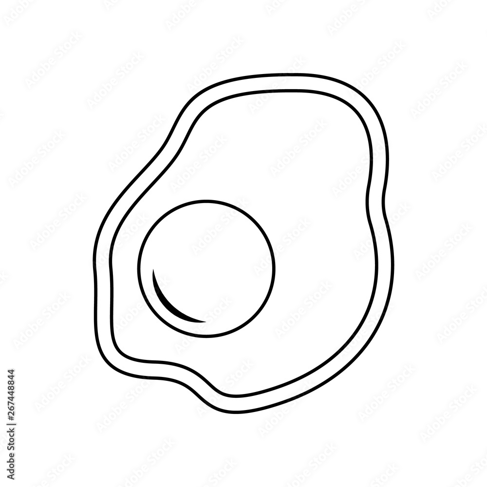 Scrambled eggs line icon. Element of eating for mobile concept and web apps icon. Outline, thin line icon for website design and development, app development Scrambled eggs line icon. Element of eating for mobile concept and web apps icon. Outline, thin line icon for website design and development, app development