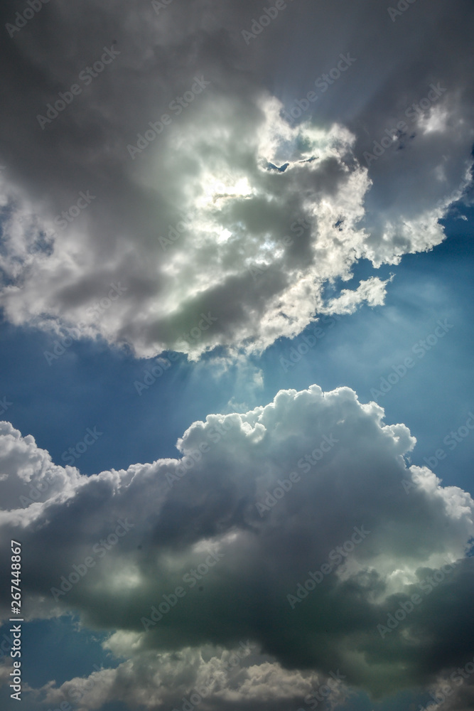 Obraz premium moody clouds and blue sky