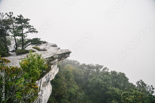McAfee Knob Along the Appalachian Trail on Catawba Mountain in Virginia photo