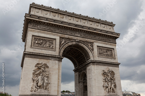 Arch of triumph in Paris