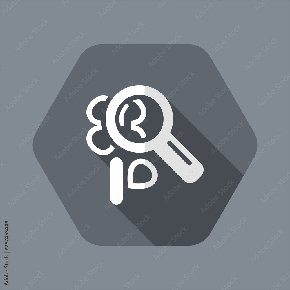 Vector illustration of single isolated flower icon Vector illustration of single isolated flower icon