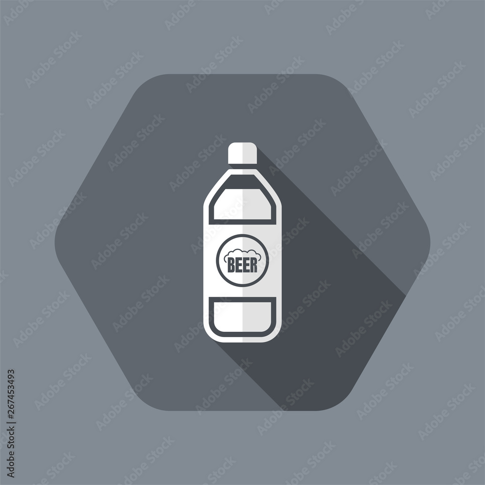 Vector illustration of single isolated beer icon Vector illustration of single isolated beer icon