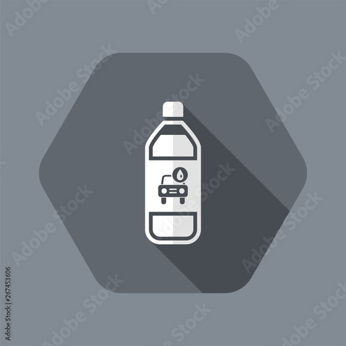 Vector illustration of single isolated car soap icon