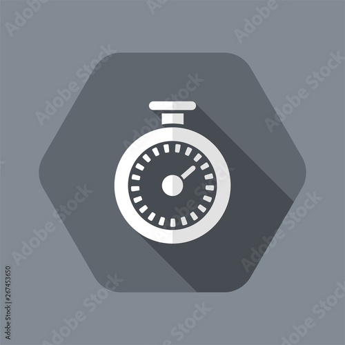 Vector illustration of single isolated timer icon