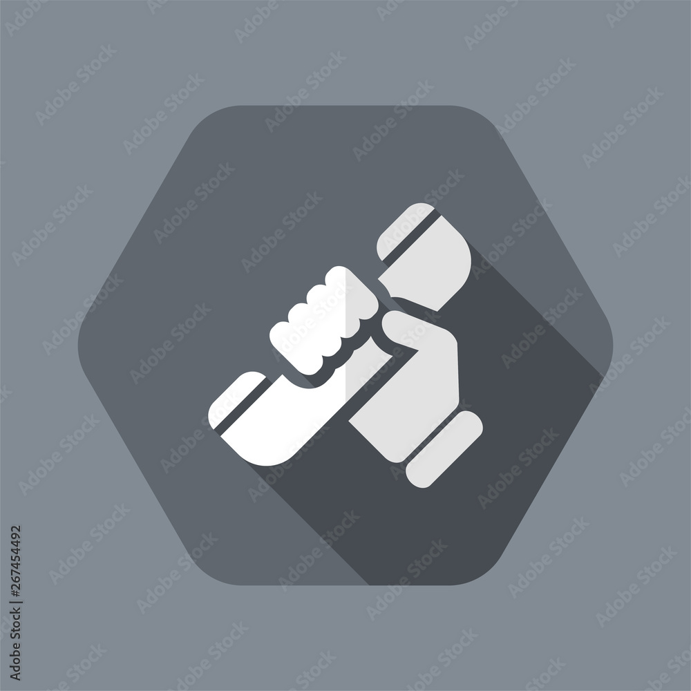 Vector illustration of single isolated phone icon Vector illustration of single isolated phone icon