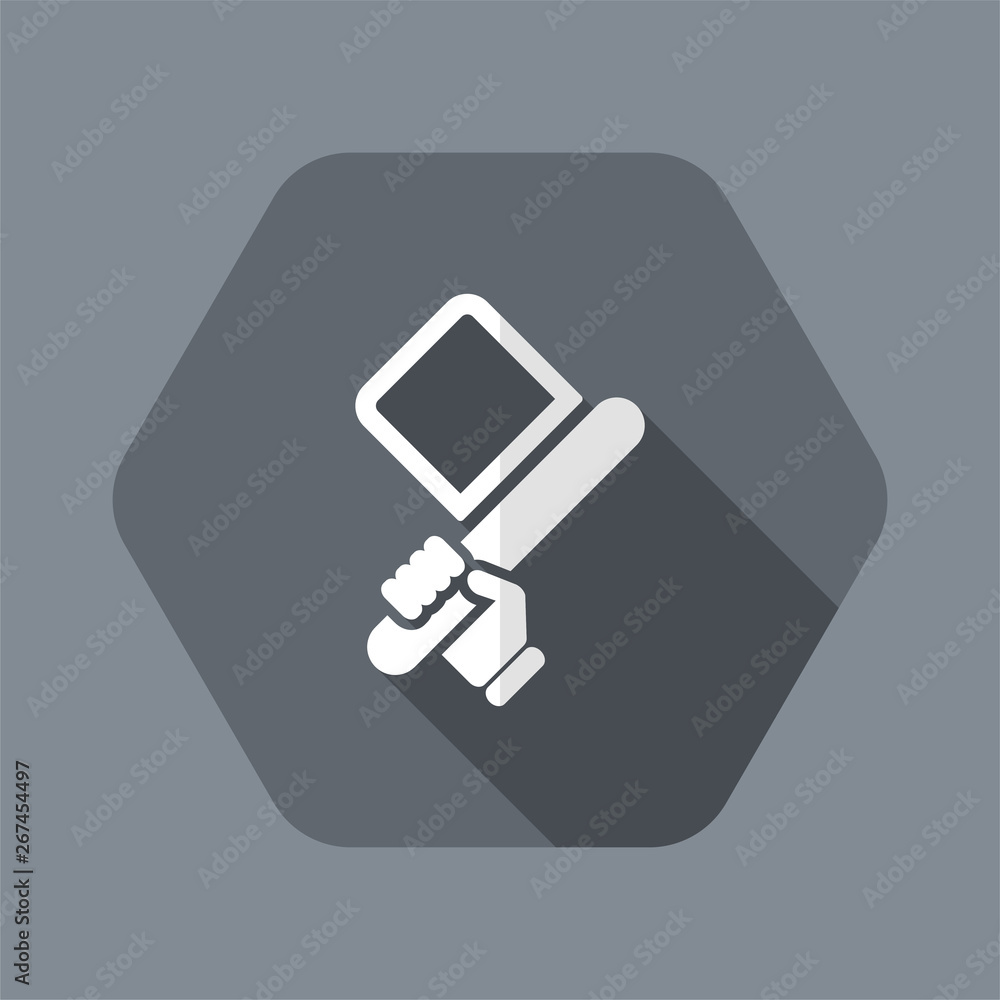 Vector illustration of single isolated flag icon Vector illustration of single isolated flag icon