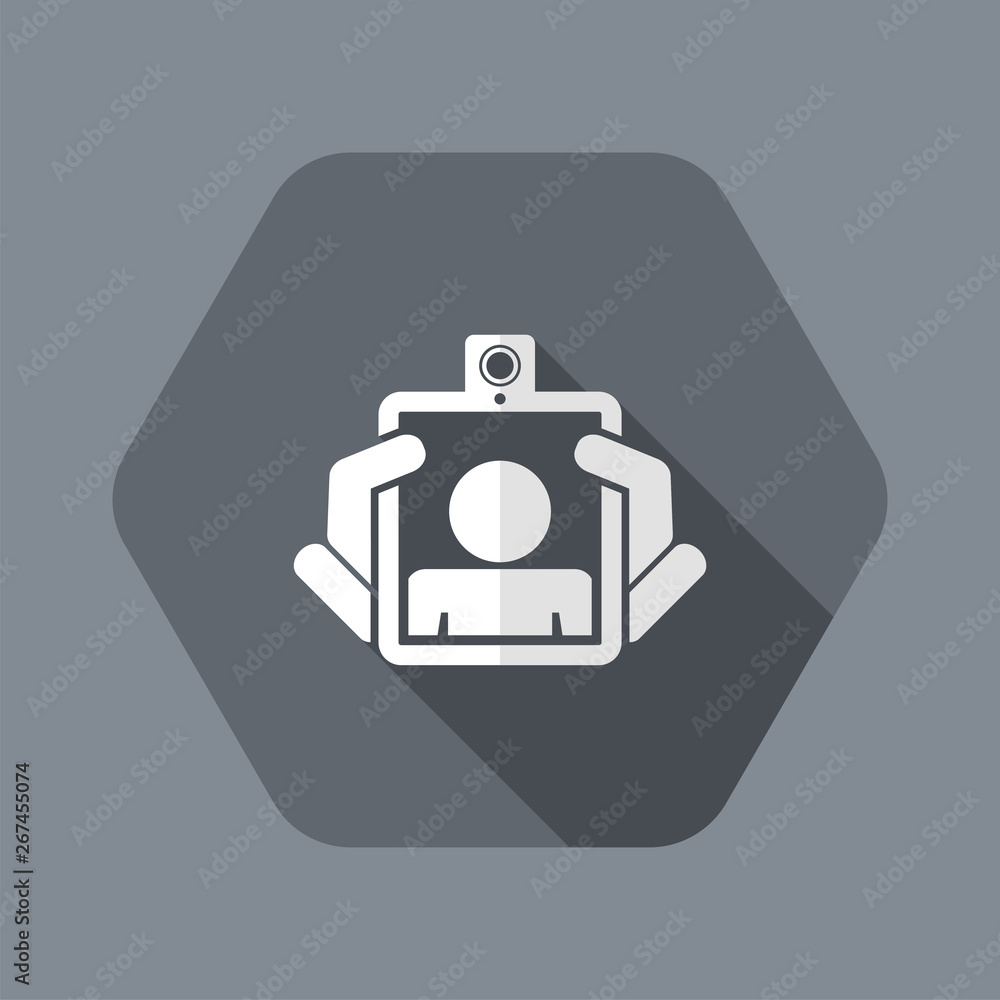 Webcam tablet icon Webcam tablet icon