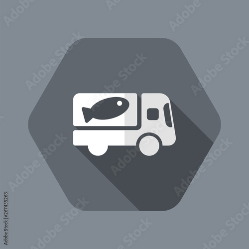 Fish van icon