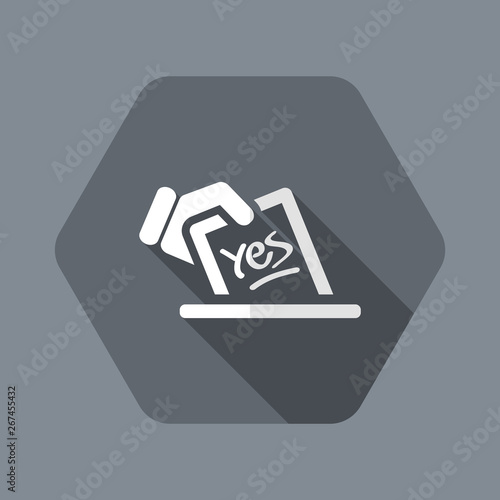 Vote concept icon