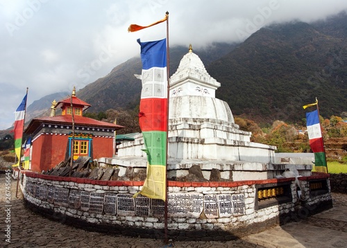 Buddhist stupa or Chorten, Nepal buddhism