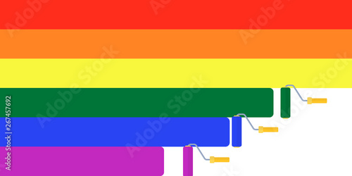 Rainbow, flag of tolerance, lgbt, parade transgender.