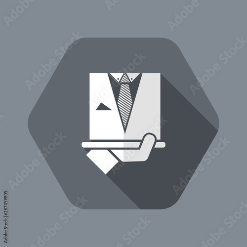 Fashion man dress icon